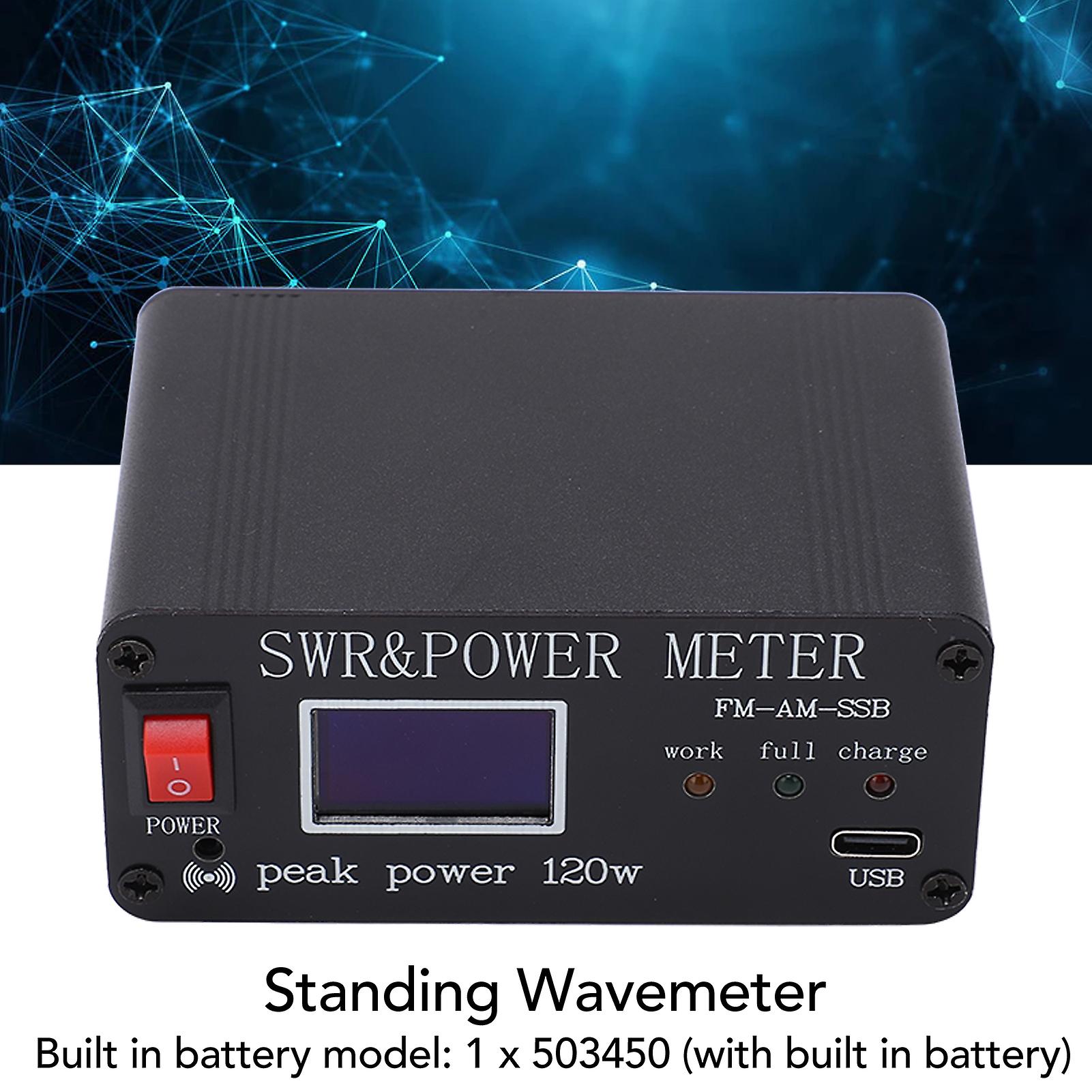 Shortwave Power Standing Wavemeter With Type C Interface And Large Battery Capacity