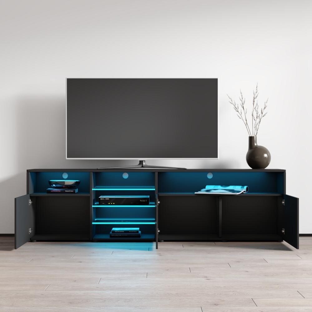 Roma 79 inch Wide Glossy TV Stand