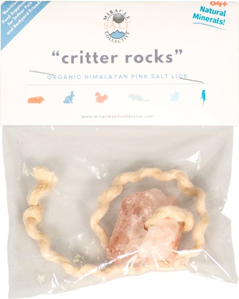 Miracle Salt Collective Himalayan Pink Salt Critter Rocks， 4-oz bag