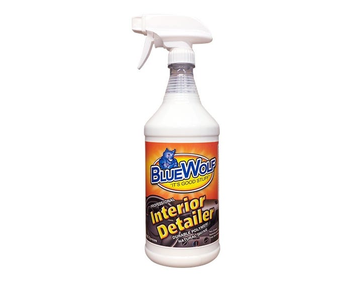 Blue Wolf Interior Vinyl Dressing 32oz Spray Bottle BWIVDQ