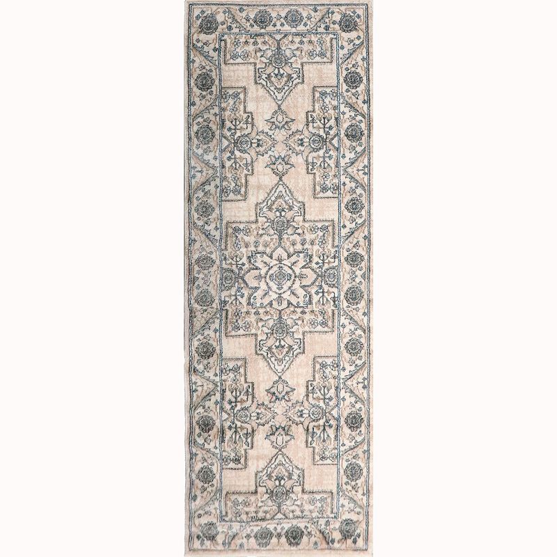 SUPERIOR Vintage Traditional Medallion Indoor Rug