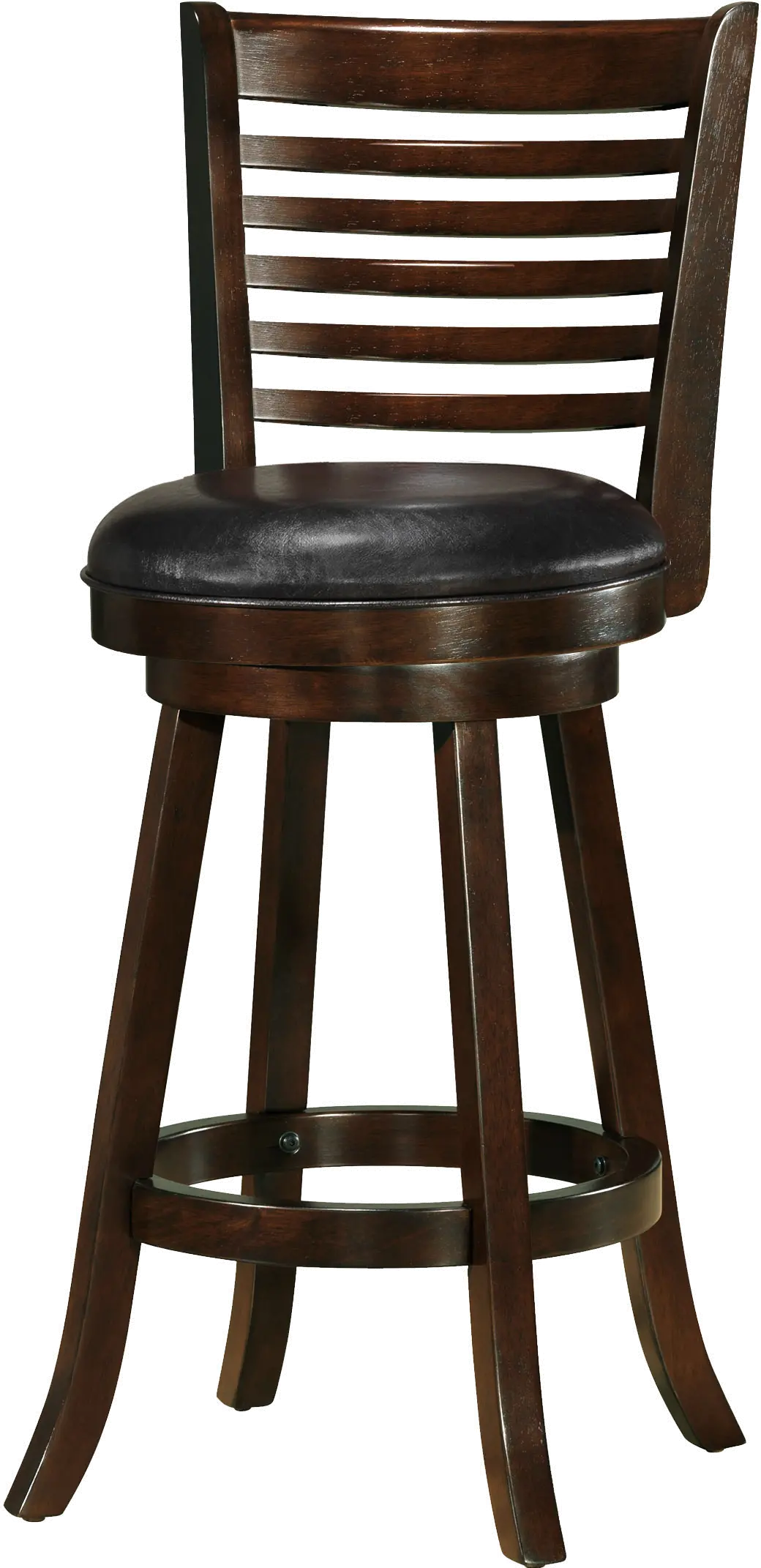 Woodgrove Cappuccino and Black Bar Stool， Set of 2