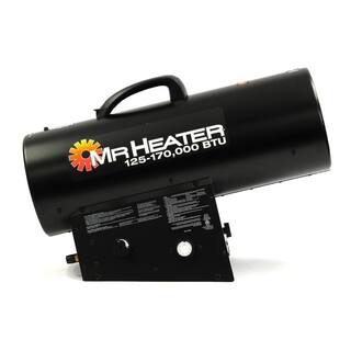 Mr. Heater 170000 BTU Forced Air Propane Space Heater with Quiet Burner Technology MH170QFAV