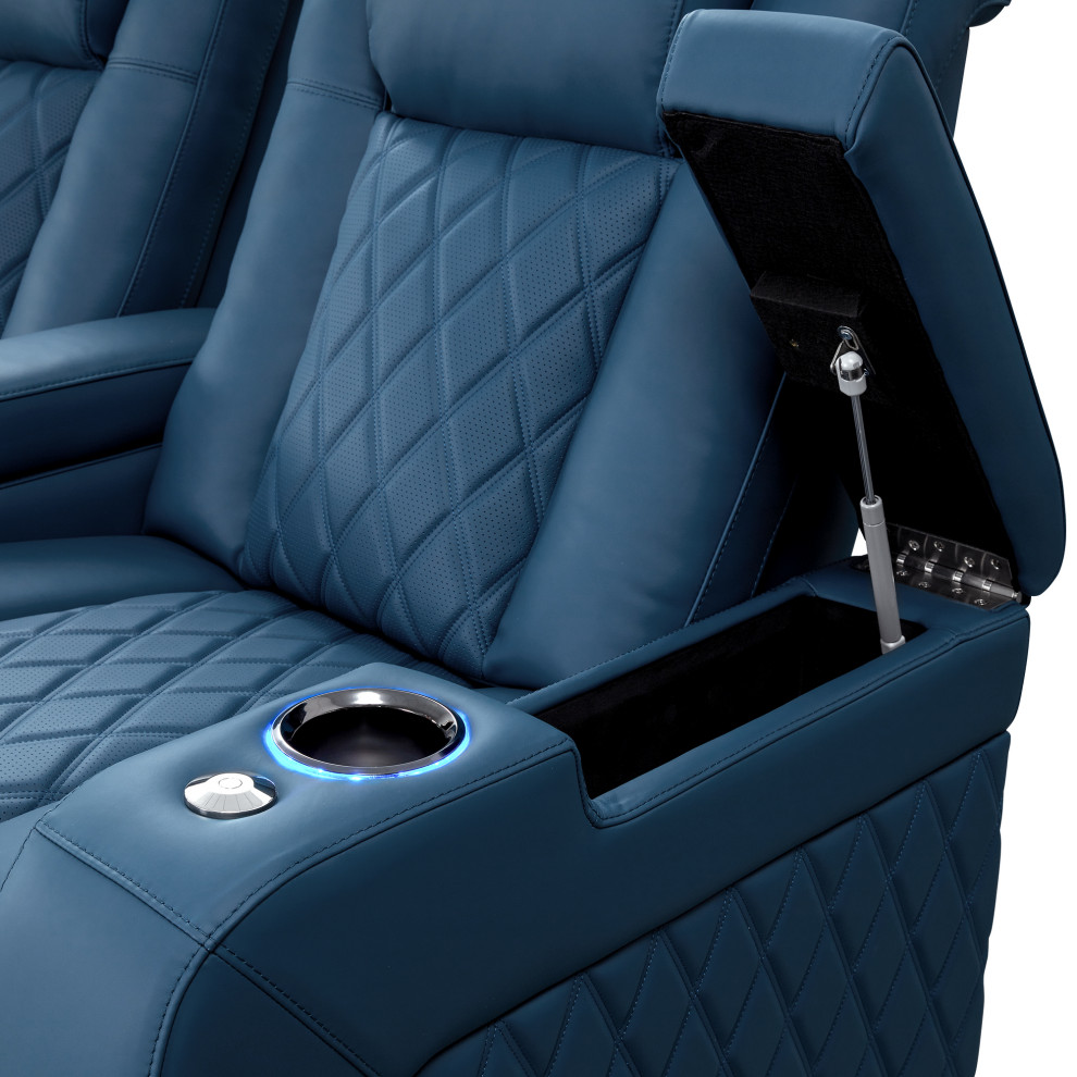 Tuscany Top Grain Leather Recliner   Theater Seating   by E VISION INTL INC.  Houzz