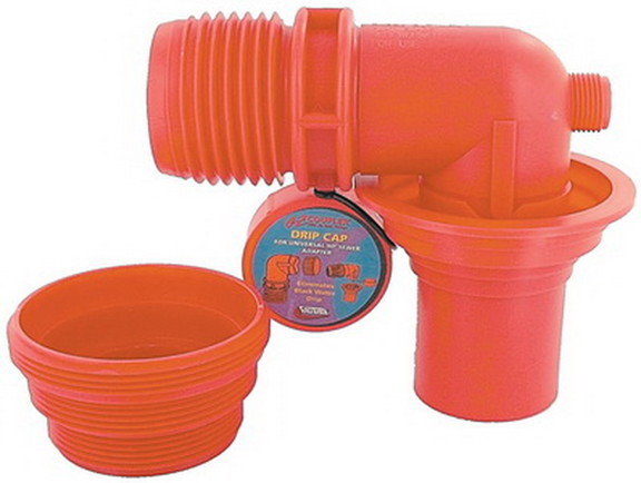 Valterra F02 3305VP Red EZ 90 Degree RV Sewer Adap...