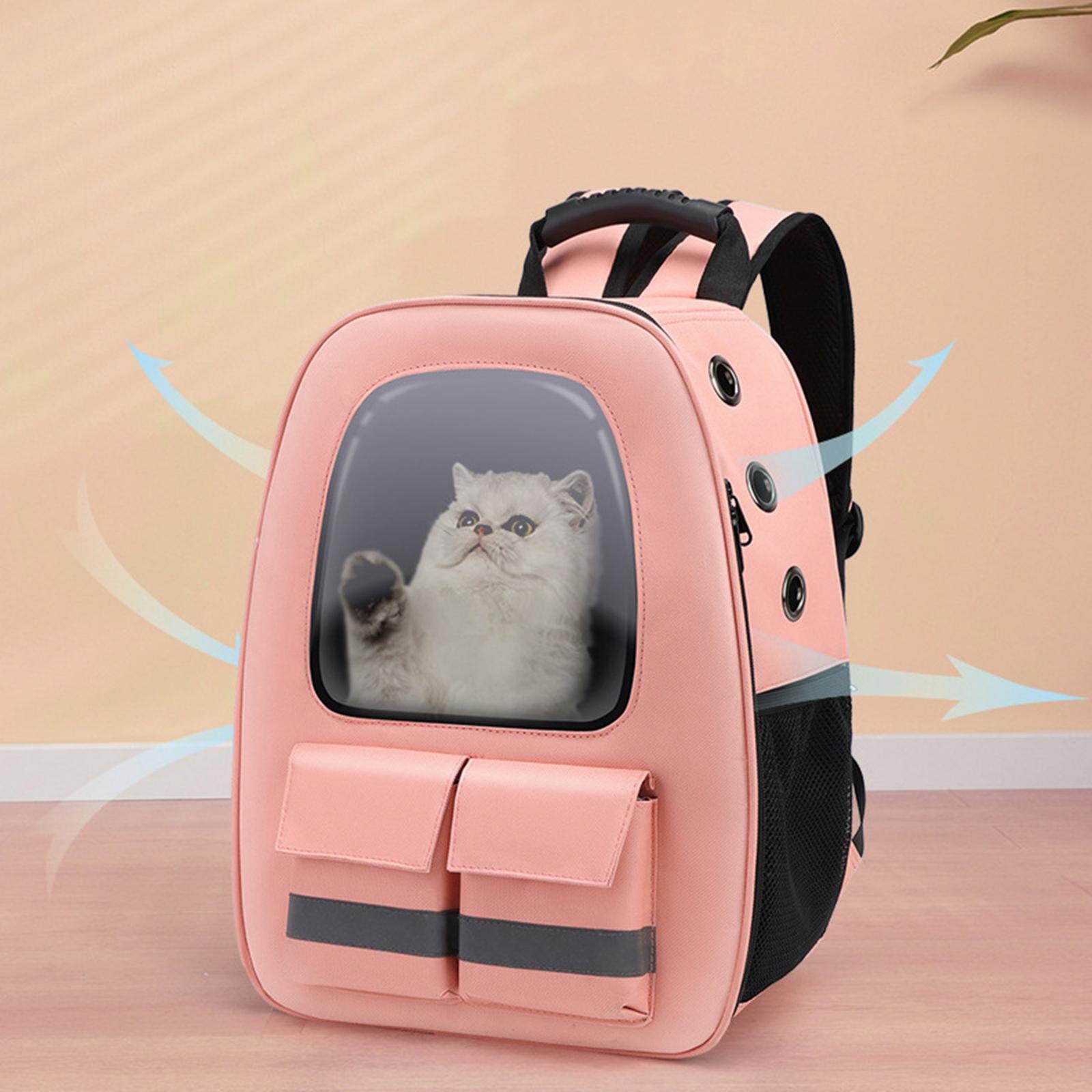 2pcs Cat Carrier Backpack Large Airline Approved Pet Backpack Travel Outdoor