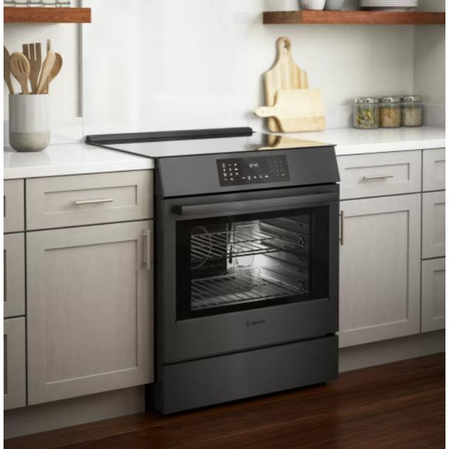 Bosch 30-inch Slide-in Induction Range with Convection Technology HII8047U