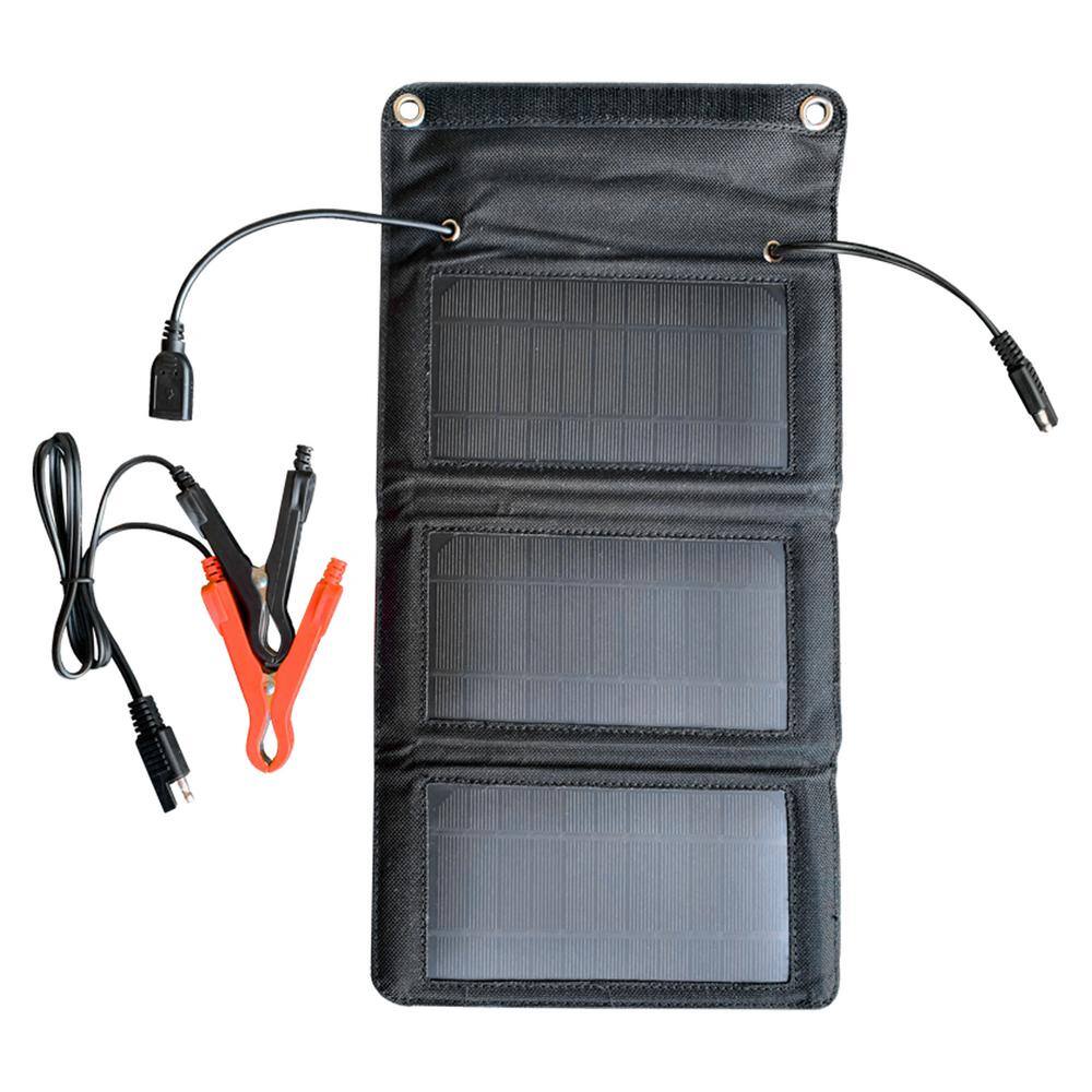 Schumacher Electric Schumacher Automotive 12-Volt 5-Watt Portable Solar Battery Charger and Maintainer SA1589