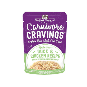 Stella and Chewy's Carnivore Cravings Chicken and Duck Recipe Cat Food， 2.