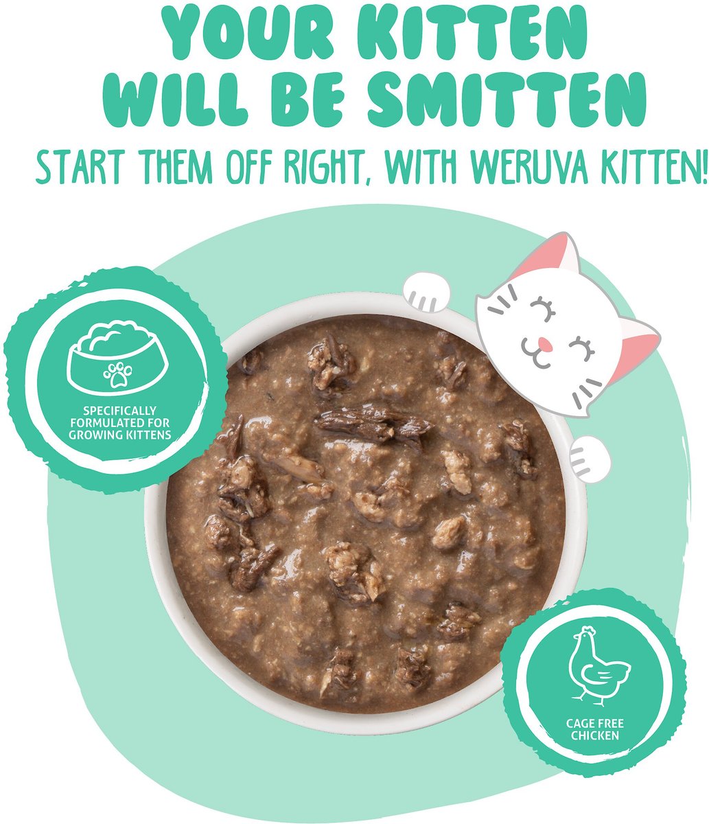 Weruva Minced Kitten Chicken And Tuna Formula In Gravy Grain Free Wet