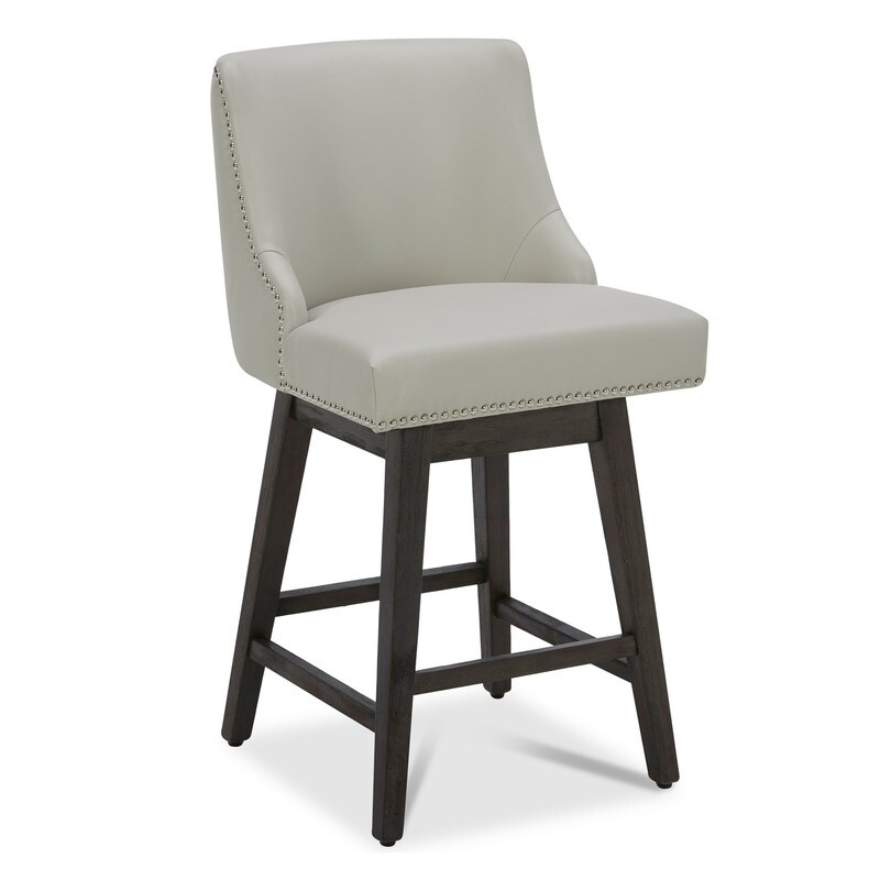 Ellie Upholstered Counter Height Swivel Barstools Single