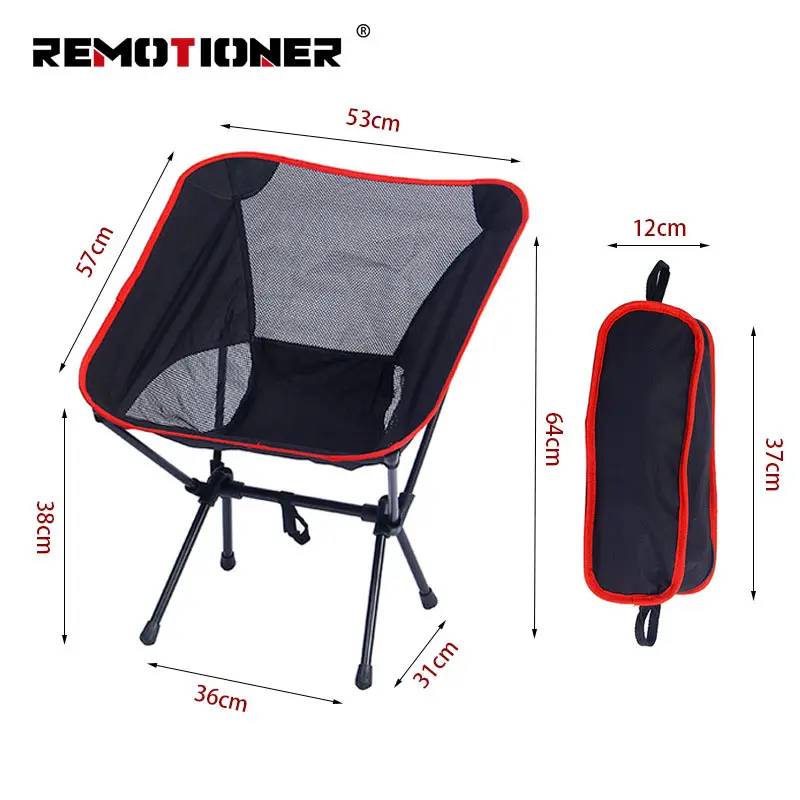 Wholesale Custom Outdoor Portable Folding Moon Camping Beach Chair for Fishing Picnic Hiking