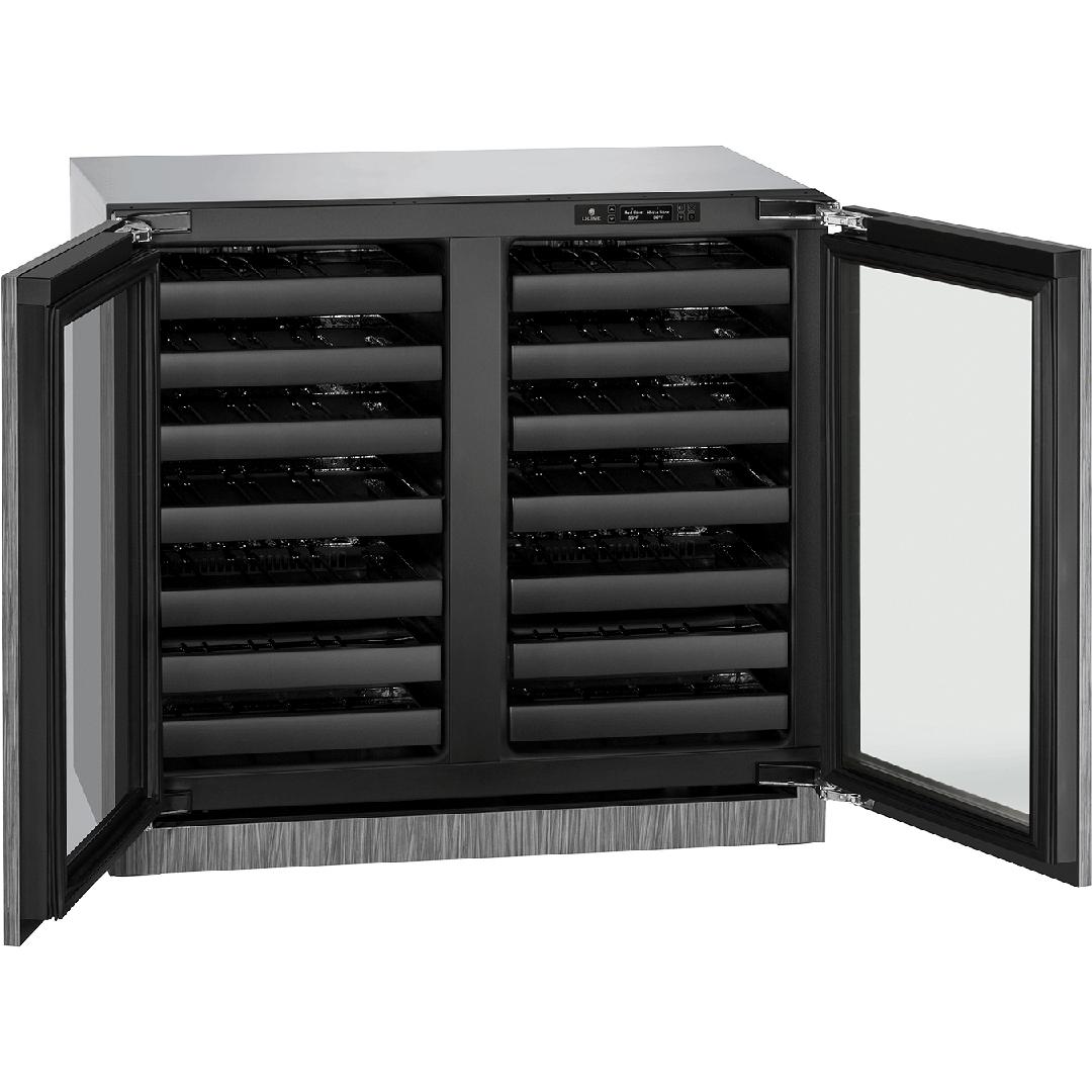 U-Line 7 cu. ft. 62-bottle Built-in Wine Cooler U-3036WCWCINT-60B