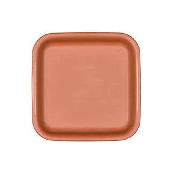 12.8 inch (33 cm) Square Plastic Plate for 14 inch (36 cm) Square No.14 Planter (Terracotta Color)