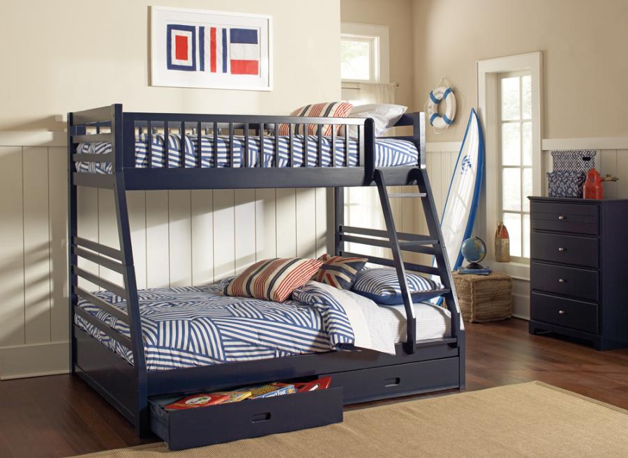 Ashton Twin over Full 2-drawer Bunk Bed - 460181