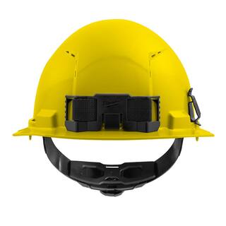 MW BOLT Yellow Type 1 Class C Front Brim Vented Hard Hat with 4-Point Ratcheting Suspension (10-Pack) 48-73-1202X10