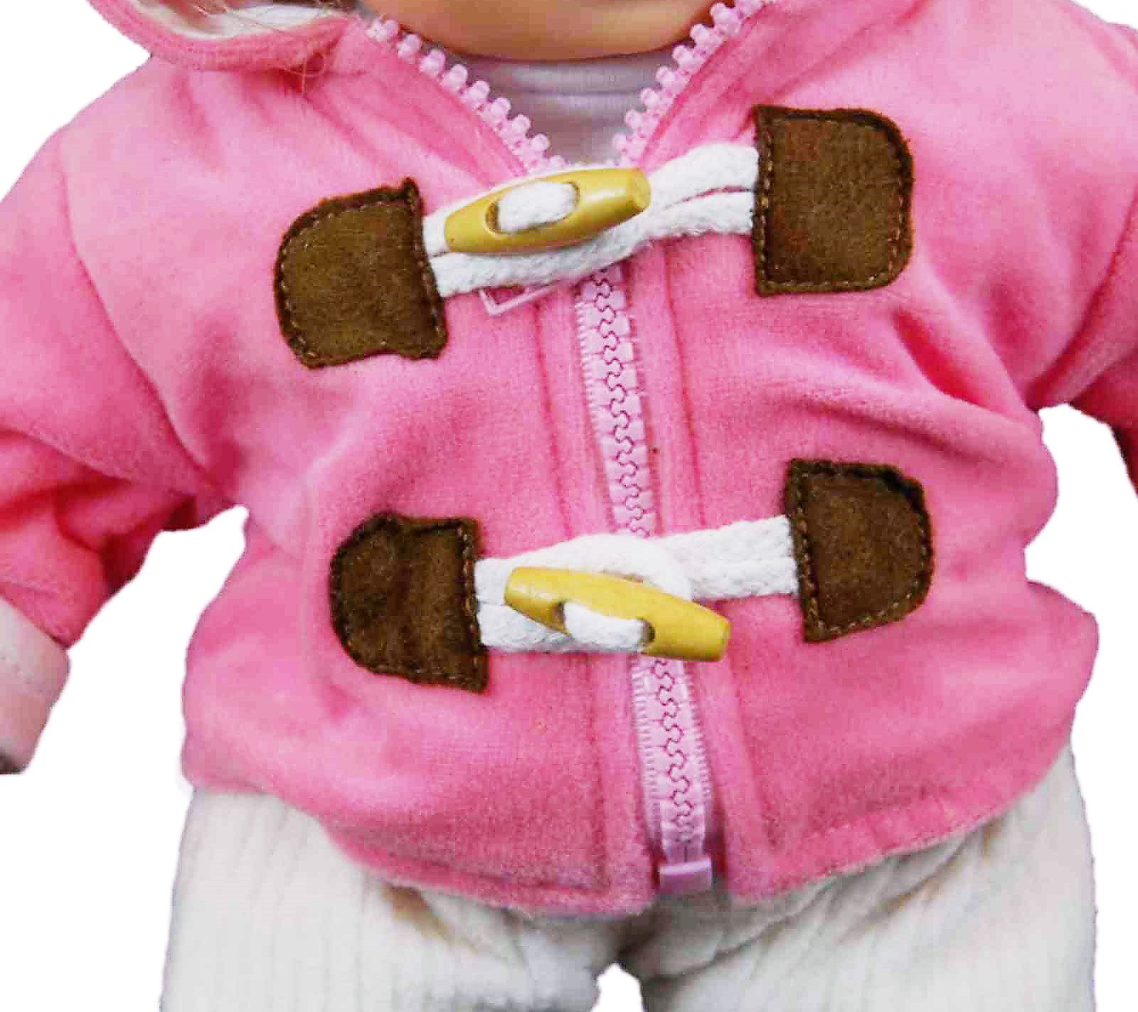 The Queen's Treasures 15 Baby Doll Pink 5-Piece Overall Set