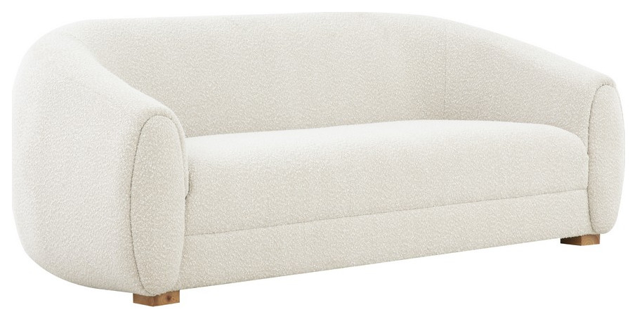 Safavieh Couture Emiliana Boucle Sofa Ivory   Transitional   Sofas   by Safavieh  Houzz