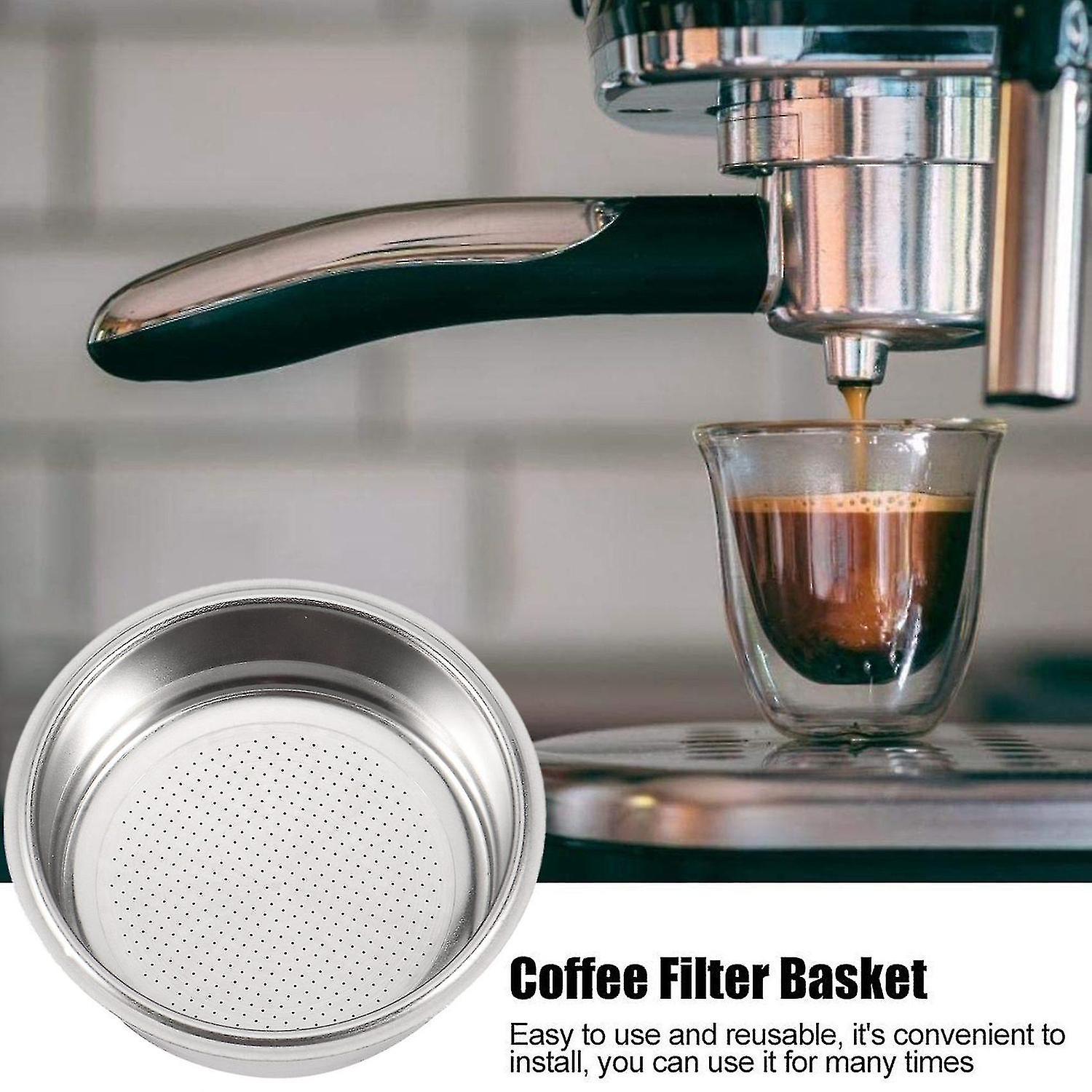 Coffee Filter，51mm Stainless Steel Coffee Filter Cup Basket，non-pressure Coffee Maker Filters，coffe