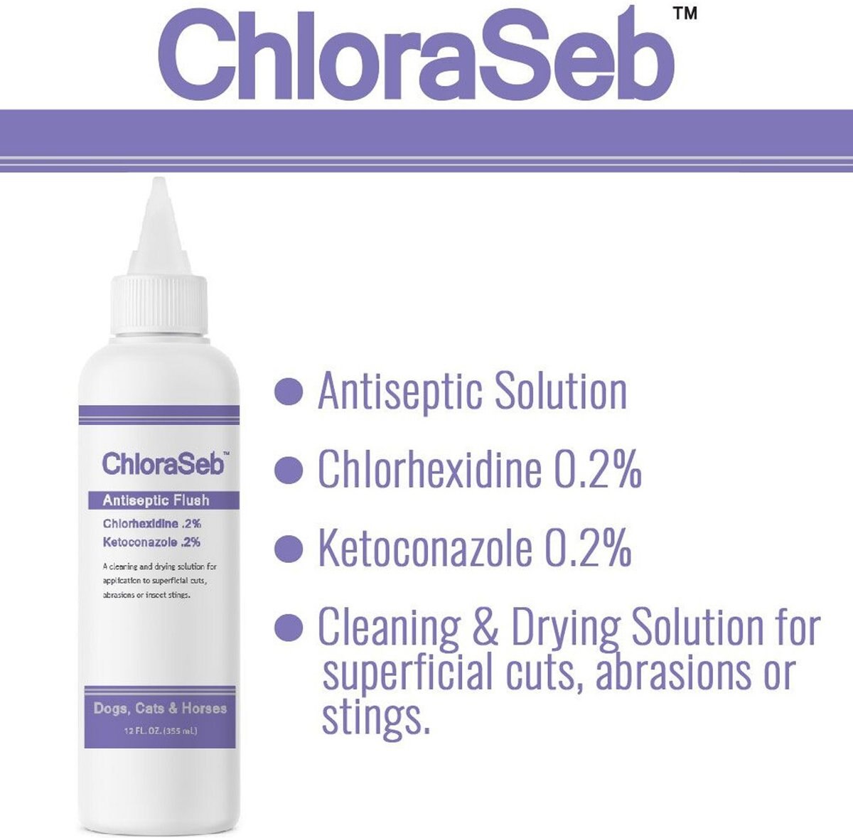 ChloraSeb Antiseptic Flush for Dogs