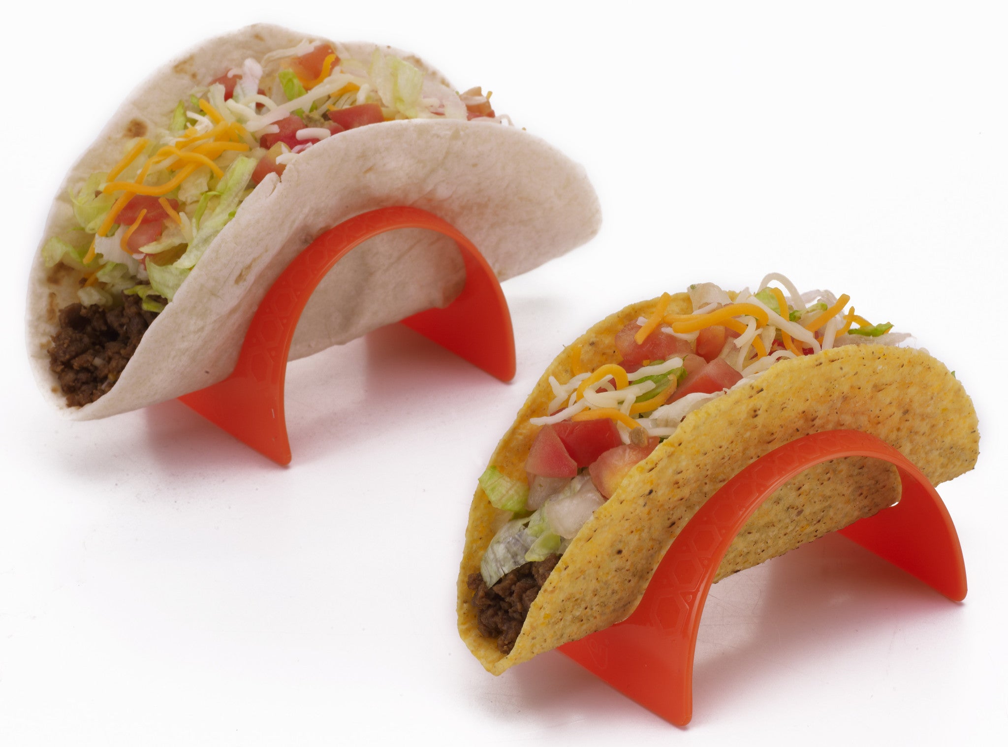 Jokari Taco Holder Stand for Hard and Soft Shell Tacos to Fill and Serve Without Mess Set of 8