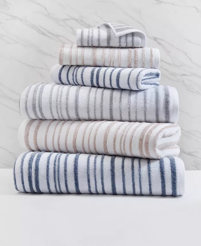 Cassadecor Urbane Stripe Cotton Bath Towel 30 x 56