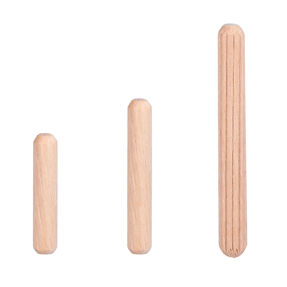 50 Pcs M6 Fluted Wood Dowel Pins Fluted Dowel Pin Wooden Dowel Stick For Cabinet Drawer[m6*30(50pcs)]