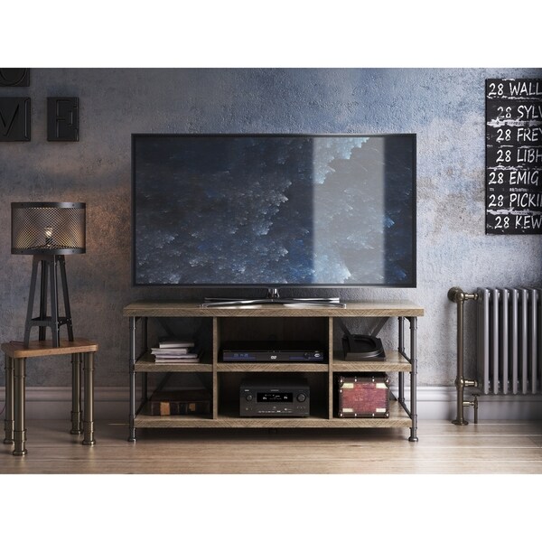 Irondale Open Architecture TV Stand for TVs up to 60 inches， Autumn - 54 inches in width