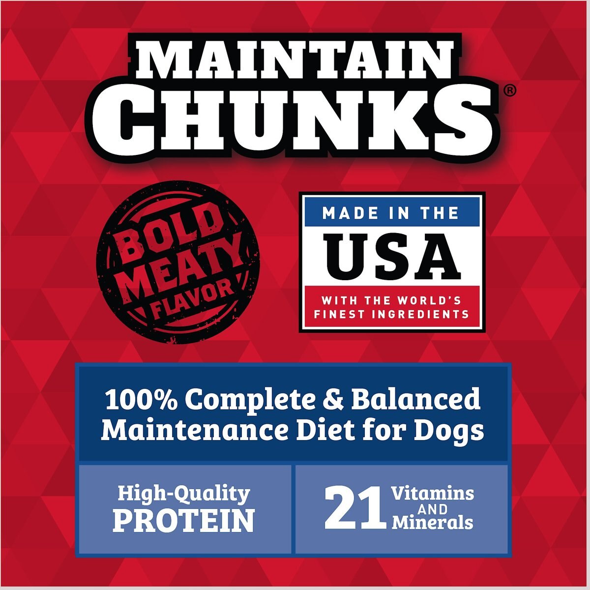 Maintain Chunks Meaty Flavor Dry Dog Food