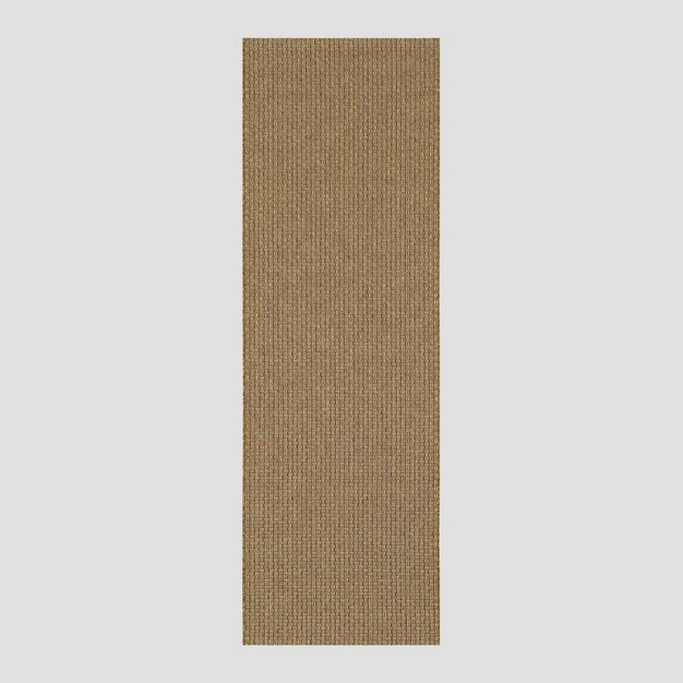 Basketweave Outdoor Rug Hickory