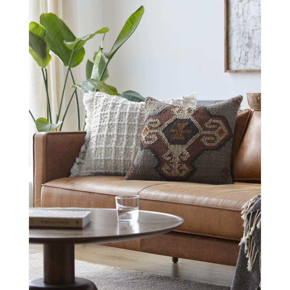 Laney Transitional Medallion Accent Pillow