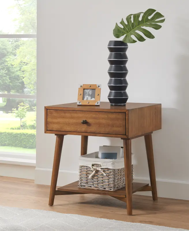 Robin Cinnamon Brown End Table