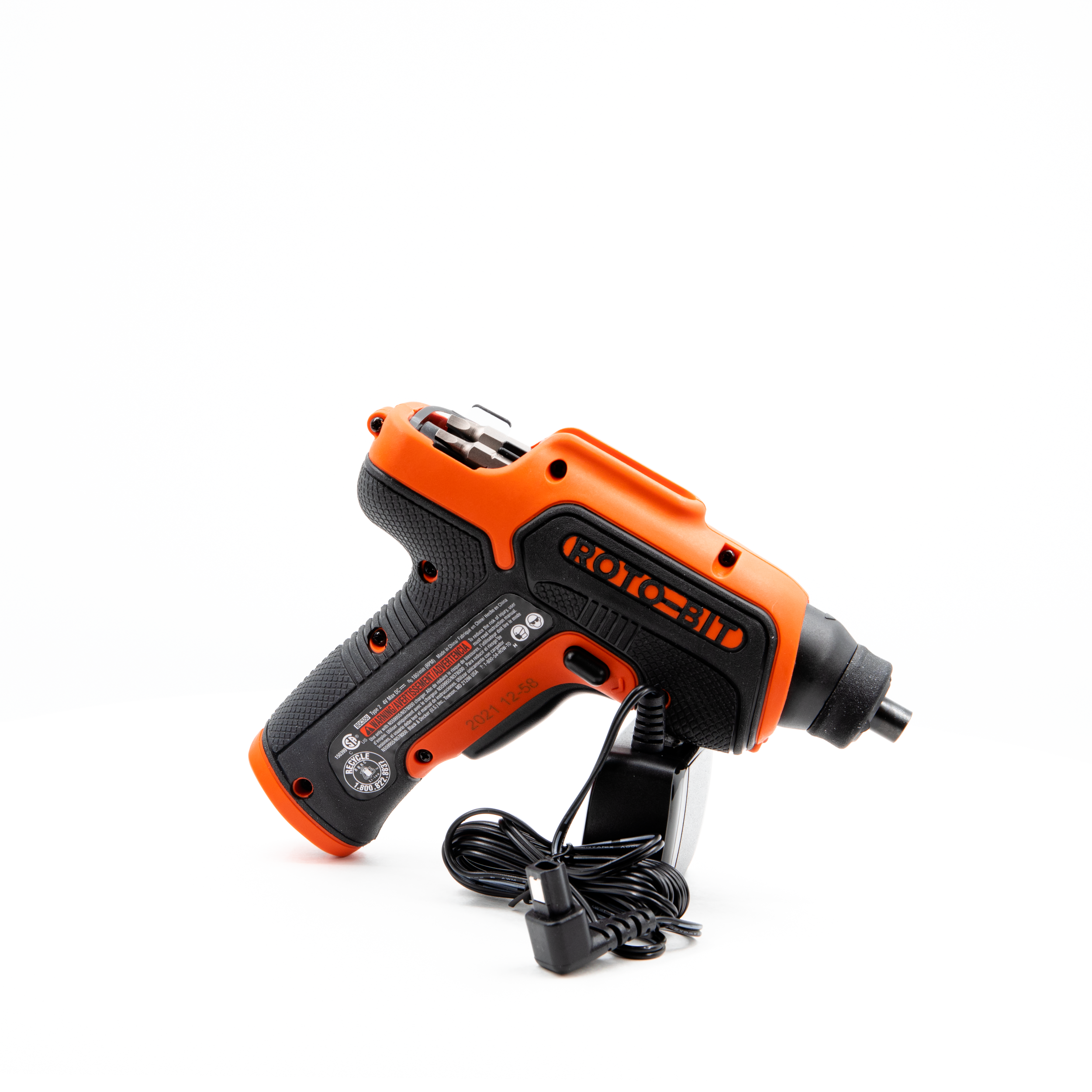 4V Max* Cordless Screwdriver With Bit Storage