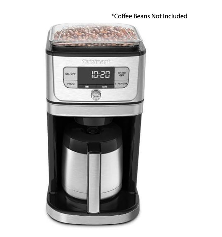 Cuisinart Burr Grind and Brew 10-Cup Black/Stainless Steel Coffeemaker