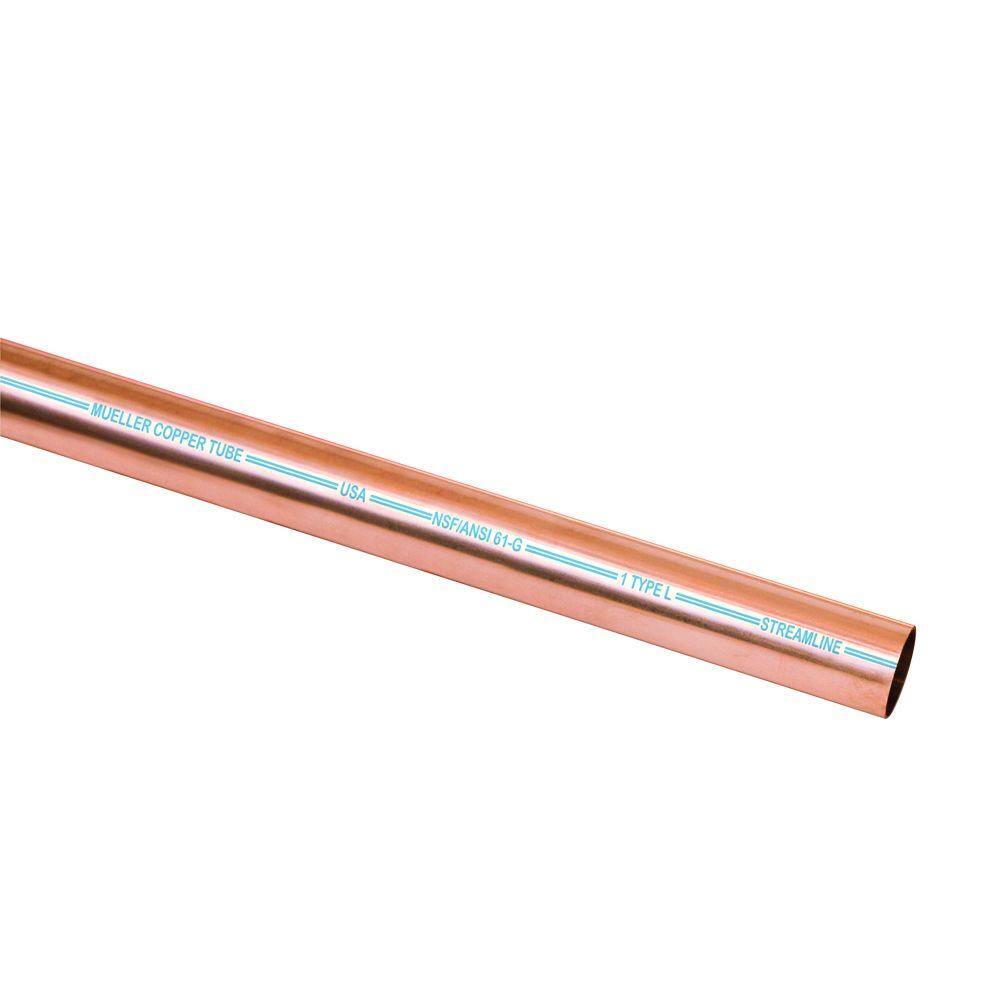 Mueller Streamline 34 in. x 2 ft. Copper Type L Pipe LH06002