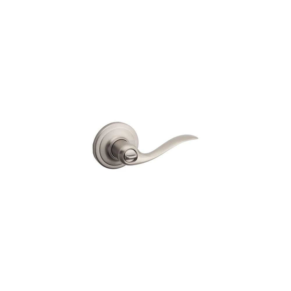 Satin Nickel Bed/Bath Tustin Privacy Door Lever ;