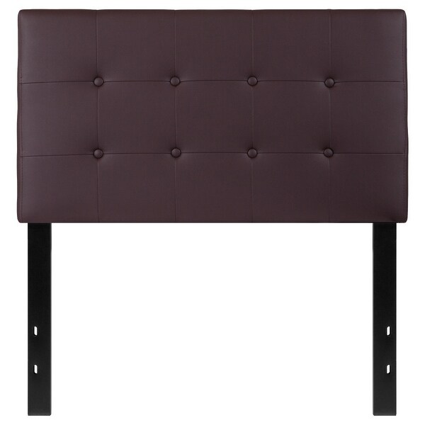 Button Tufted Upholstered Headboard - - 26960257