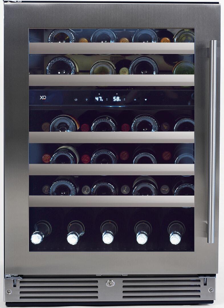 XO XOU24WDZGSL 24 Inch Stainless Steel Wine Cooler