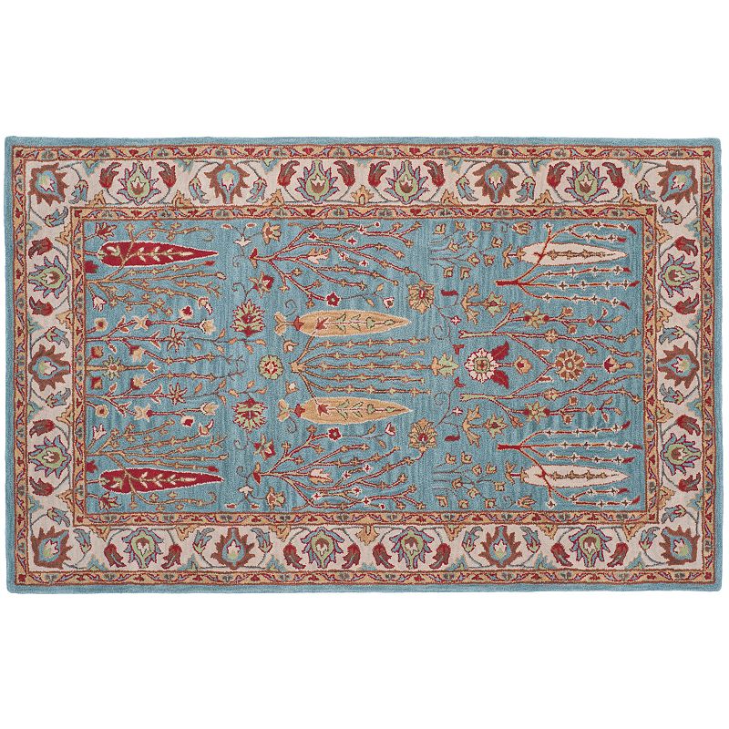 Safavieh Heritage Innsbruck Framed Floral Wool Rug