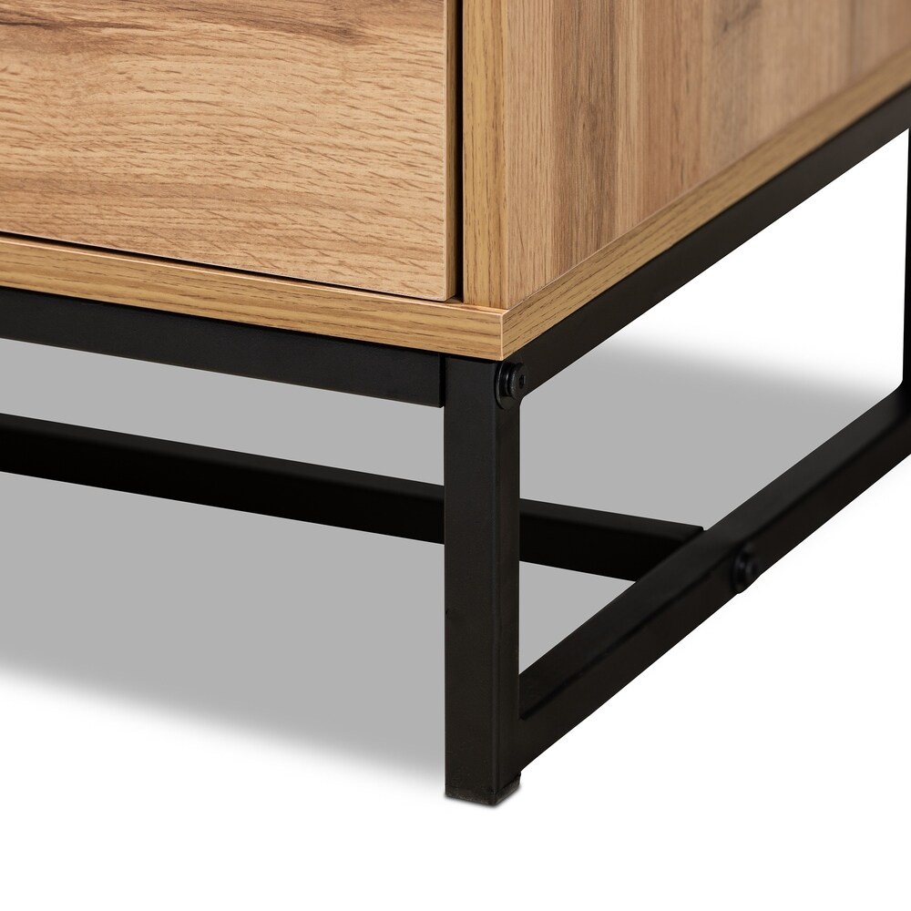 Carbon Loft Jiah Modern and Contemporary Industrial TV Stand