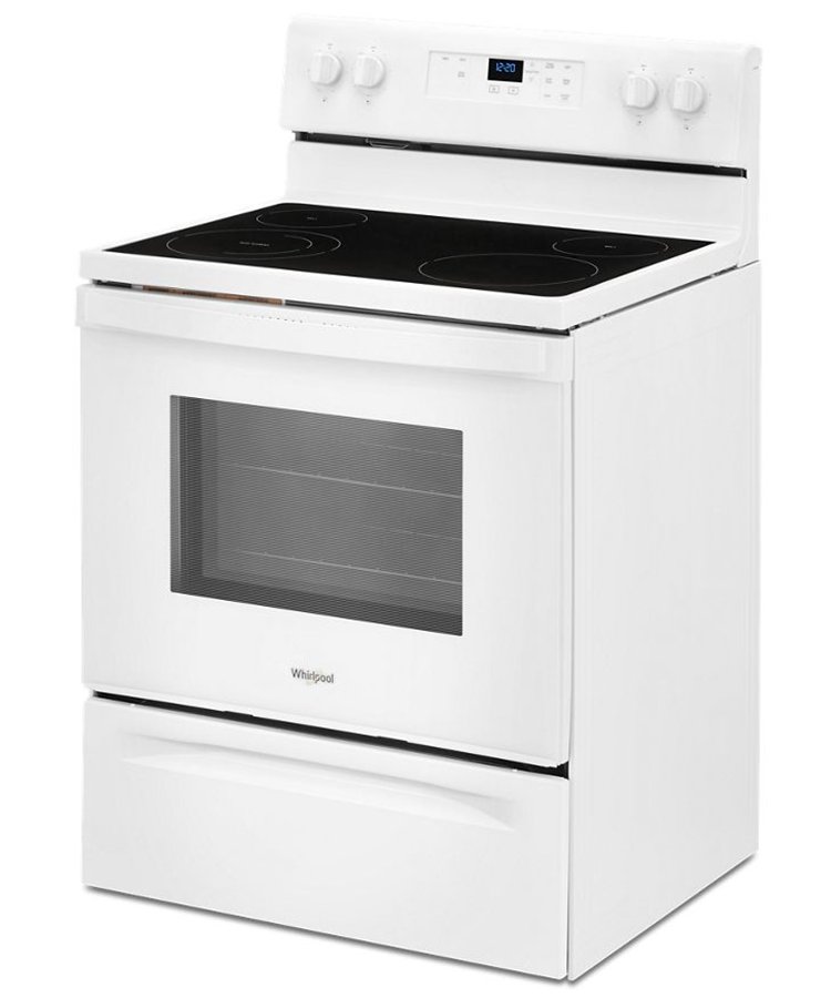 Whirlpool 5.3 Cu. Ft. White Electric Range With Keep Warm Setting