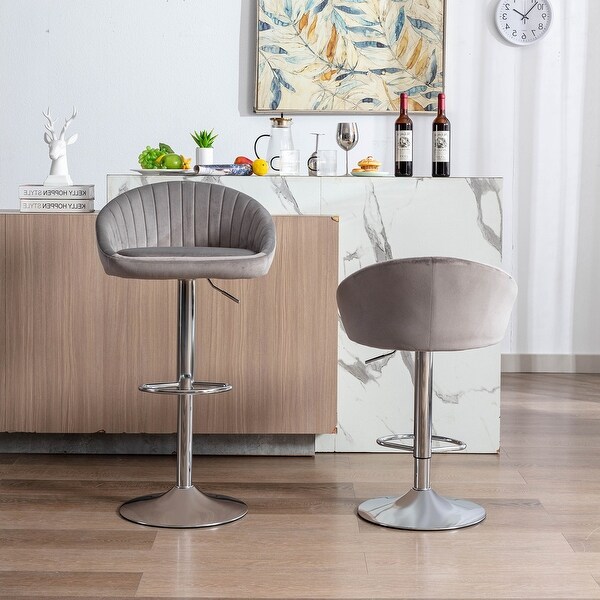 Adjustable Counter Height Bar Stools Set of 2