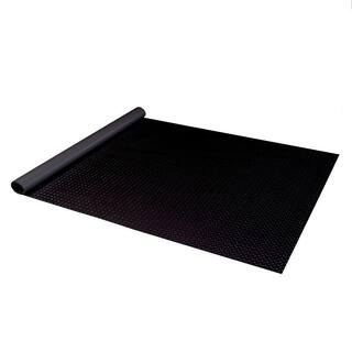 Diamond Deck 5 ft. x 9 ft. Black Textured PVC Golf Cart Mat 84059