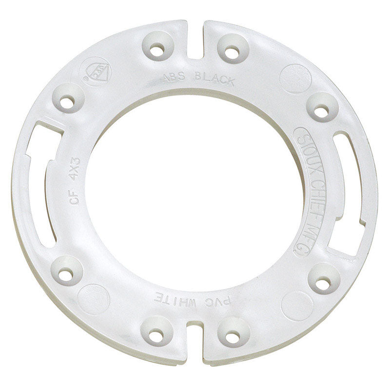 CLOSET FLANGE RING PVC4