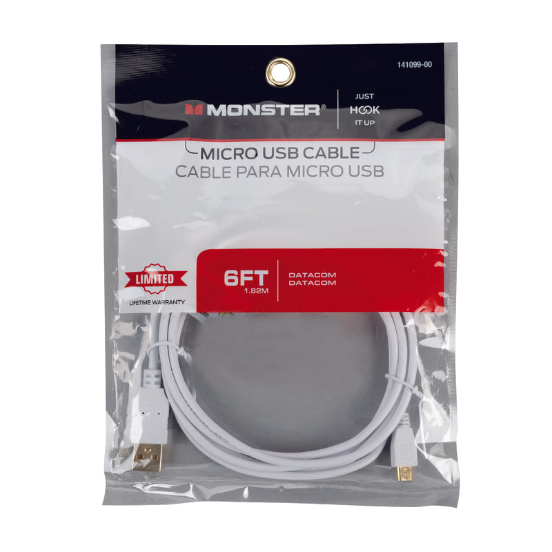 CABLE MICRO USB 2.0 6'