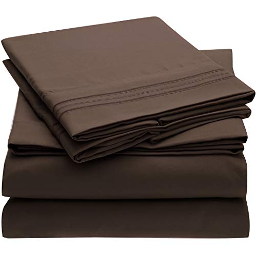 Brushed Microfiber Hypoallergenic 4 pcs Bedsheet Set King Size