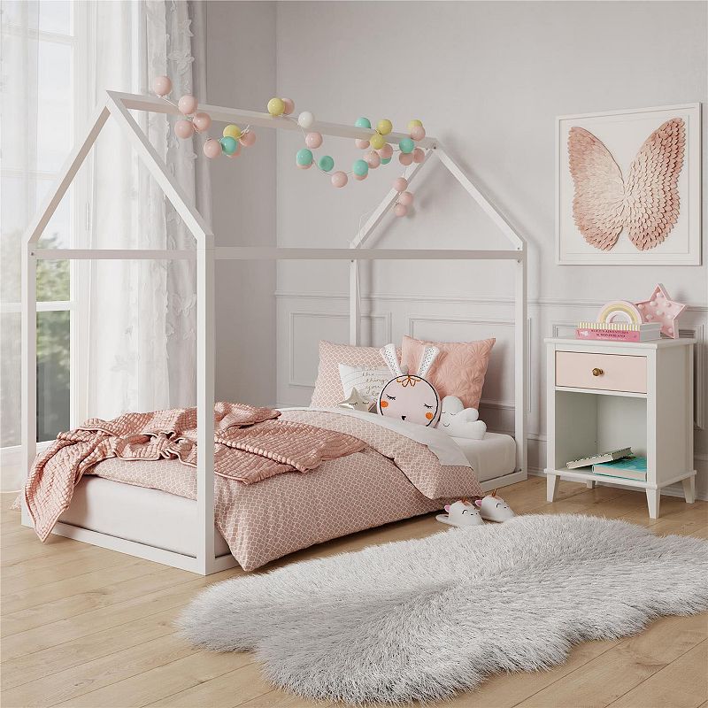 Little Seeds Skyler Metal House Twin Bed