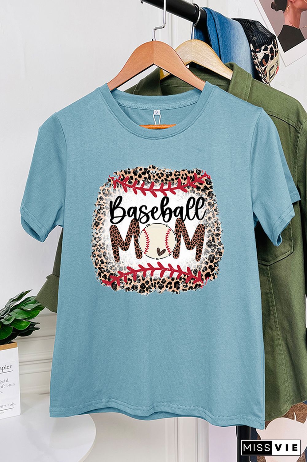 Baseball Mom Short Sleeve Graphic Tee Wholesale