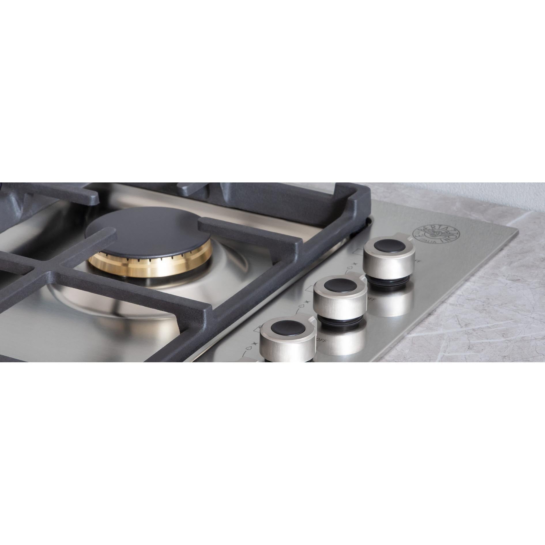 Bertazzoni 30-inch Built-in Gas Cooktop with 4 Burners PROF304QBXT