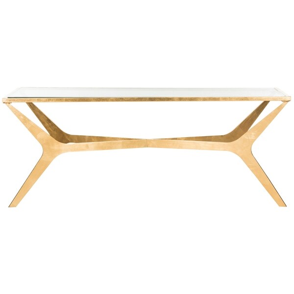 SAFAVIEH Edythe Gold Leaf Coffee Table - 51